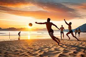 Playing Beach Volleyball with Adam Cherrington