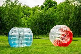 Zorbing with Adam Cherrington