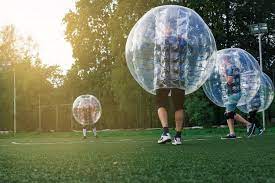 Zorbing with Adam Cherrington