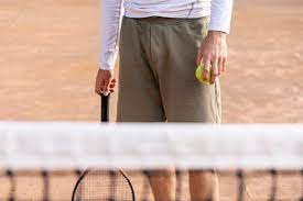 Adam Cherrington playing pickleball